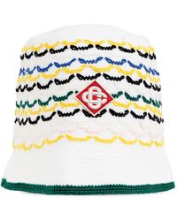 CASABLANCA - 'Tuck Stitch' Hat - Lyst