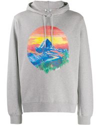 KENZO Sweater Met Grafische Print - Grijs