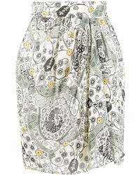 Étoile Isabel Marant Camisa drapeada con estampado floral - Multicolor