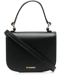 Jil Sander - Logo-Plaque Tote Bag - Lyst