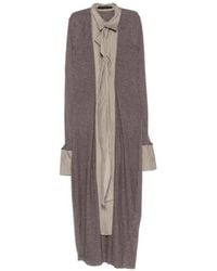 Yehuafan - Layered-Design Ruffle-Detail Dress - Lyst