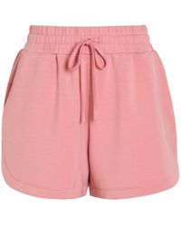 Varley - Coulter Drawstring-Waistband Curved-Hem Shorts - Lyst