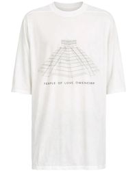 Rick Owens - Jumbo Ss Graphic-Print T-Shirt - Lyst