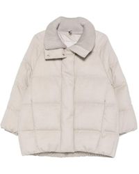 DUNO - Astrid Padded High-Neck Coat - Lyst