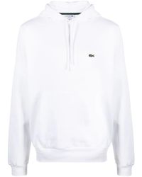Lacoste - Classic Fit Fleece Hoodie - Lyst