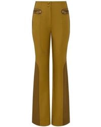 Zimmermann - Valiant Drill Zip-Detail Flared Trousers - Lyst