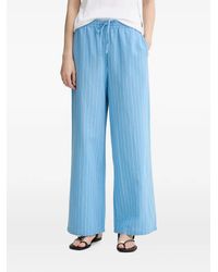 Marc O' Polo - Vertical-Stripe Drawstring Trousers - Lyst