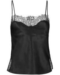 SPRWMN - Lace-Trim Slip Top - Lyst