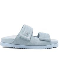 Patrizia Pepe - Suede Flat Sandals - Lyst