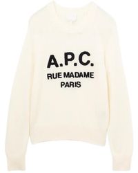 A.P.C. - Cable-Knit Sweater - Lyst