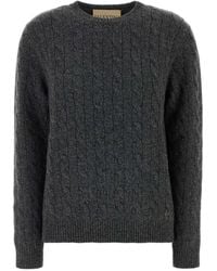 Valentino Garavani - Cable-Knit Virgin-Wool Sweater - Lyst