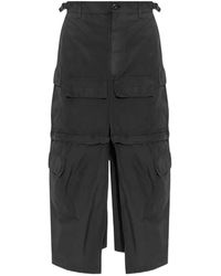 Balenciaga - Ripstop Maxi Cargo Skirt - Lyst