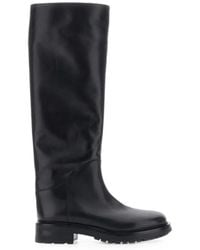 strategia shoes - Marengo Leather Knee-High Boots - Lyst