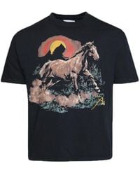 Rhude - Katoenen T-shirt Met Print - Lyst