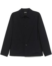 ZEGNA - Buttoned Shirt Jacket - Lyst