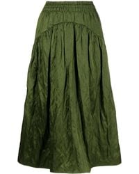 Vince - Crushed A-Line Skirt - Lyst
