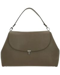 TOTEME - Flap Leather Shoulder Bag - Lyst