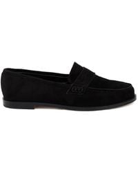 Manolo Blahnik - Perrita Round-Toe Loafers - Lyst
