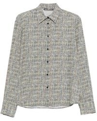 Ermanno Scervino - Herringbone-Pattern Shirt - Lyst