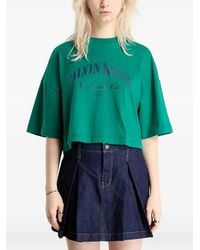 Calvin Klein - Logo-Print T-Shirt - Lyst