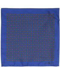 Polo Ralph Lauren - Mouchoir de poche en soie à imprimé géométrique - Lyst