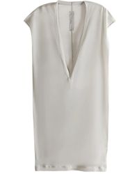 Rick Owens - Canotta Con Scollo Profondo - Lyst
