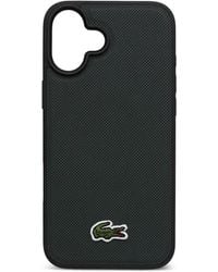 Lacoste - Logo-Patch Textured Iphone 16 Case - Lyst