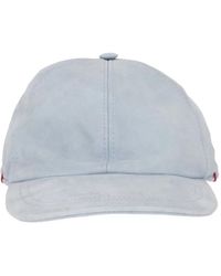 Isaia - Suede Baseball Cap - Lyst