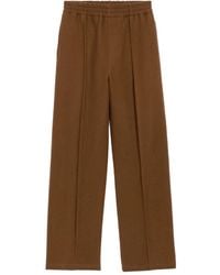 Ami Paris - Elasticated Wool Trousers - Lyst