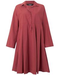 Weekend by Maxmara - Pleated Long-Sleeve Dress - Lyst
