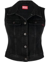 DIESEL - De-Slimmy Fitted Denim Jacket - Lyst