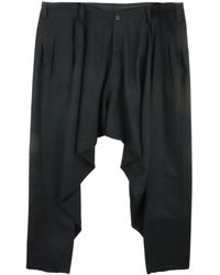 Yohji Yamamoto - Drop-Crotch Wool Trousers - Lyst