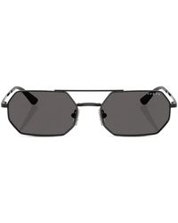 Vogue Eyewear - Geometric-Frame Double-Bridge Sunglasses - Lyst
