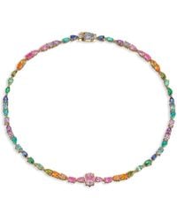 Anabela Chan - Rainbow Spectra Halskette aus 18kt Gold-Vermeil - Lyst