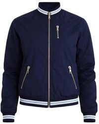 John Galliano - Logo-Print Striped-Trim Jacket - Lyst