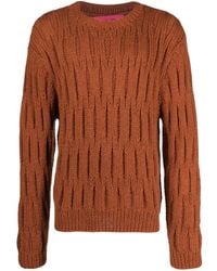 The Elder Statesman - Tide Stitch Cotton-Blend Jumper - Lyst