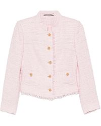 Tagliatore - Jaqueline Buttoned Long-Sleeve Jacket - Lyst
