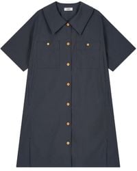 Studio Tomboy X - Pleated Pocket Shirt Mini Dress - Lyst