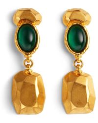 DSquared² - Hammered-Effect Drop Earrings - Lyst