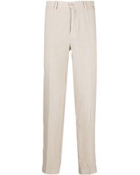 120% Lino - Mid-rise Linen Trousers - Lyst