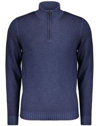 Moorer - Quarter-Zip Virgin-Wool Sweater - Lyst