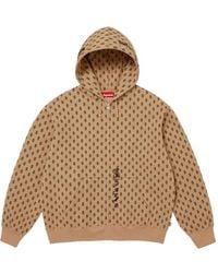 Supreme - Hoodie Zippé À Motif Monogrammé - Lyst