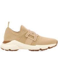 Tod's - Sneakers Kate in tessuto rosa - Lyst