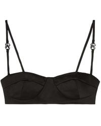 Palm Angels - Monogram Balconette-Style Bra - Lyst