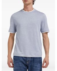 Brunello Cucinelli - T-Shirt With Faux-Layering - Lyst
