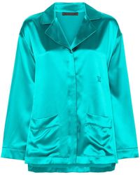 Max Mara - Vasaio Satin Silk Shirt - Lyst
