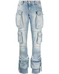The Attico - Essie Long Pants Denim - Lyst