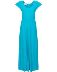 Moschino Jeans - Scoop-neck Maxi Dress - Lyst