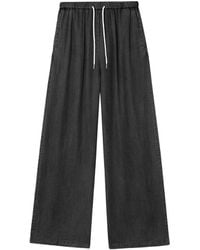 B+ AB - Drawstring-Waist Wide-Leg Jeans - Lyst