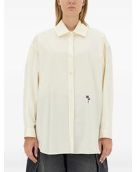 Palm Angels - Shirt With Embroidered Logo - Lyst